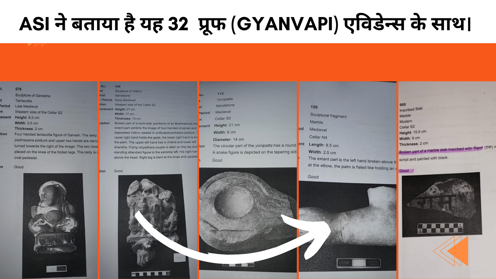 32 proof gyanvapi asi report pdf today